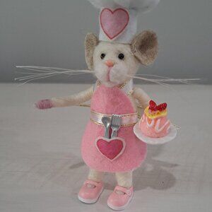 needle felted mice